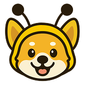 개꿀당 마스코트 강아지 이미지